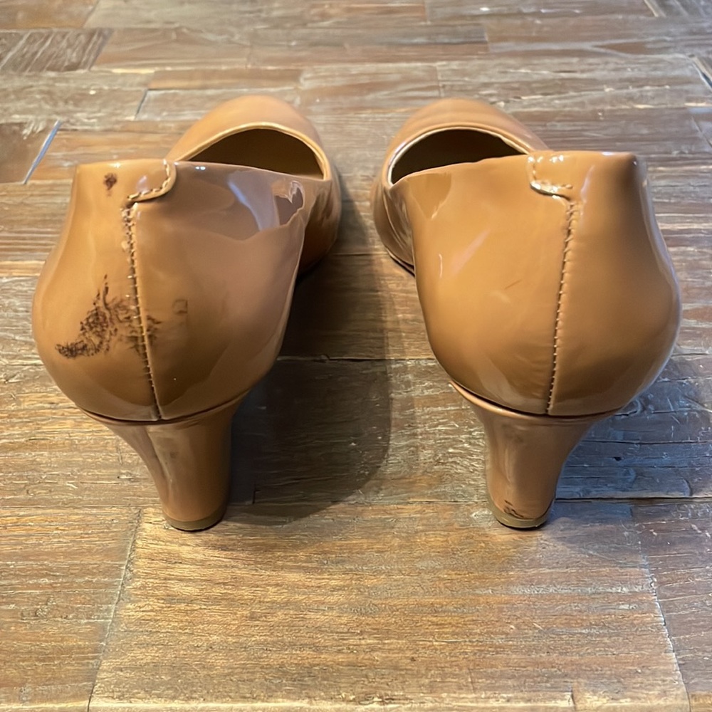 Arturo Chiang Patent Leather AT-Arora Adobe Wedges🖤 - Picture 6 of 16